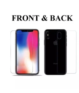 Genuine Front And Back Tempered Glass 360 Screen Protector For Apple iPhone X/10 - Picture 1 of 1