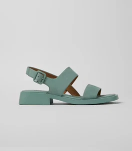 VOGUE COLLECTION CAMPER Dana Green Nubuck Sandals for Women - Picture 1 of 6