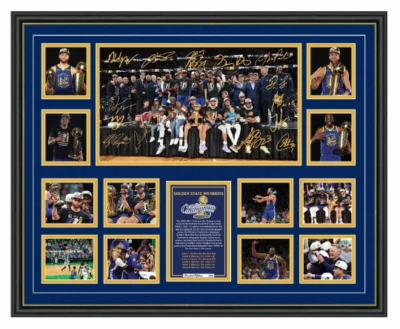 Golden State Warriors 2022 NBA Champions Signed L E Framed Memorabilia - image 1 of 4