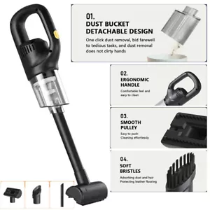 Portable Cordless Vacuum Cleaner Sweeper Housewrok/Car Clearn/Pet Hair Brushless - Picture 1 of 12