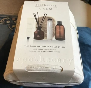 M & S apothery CALM wellness collection set 5 items inc diffuser, sponge, salts - Picture 1 of 3