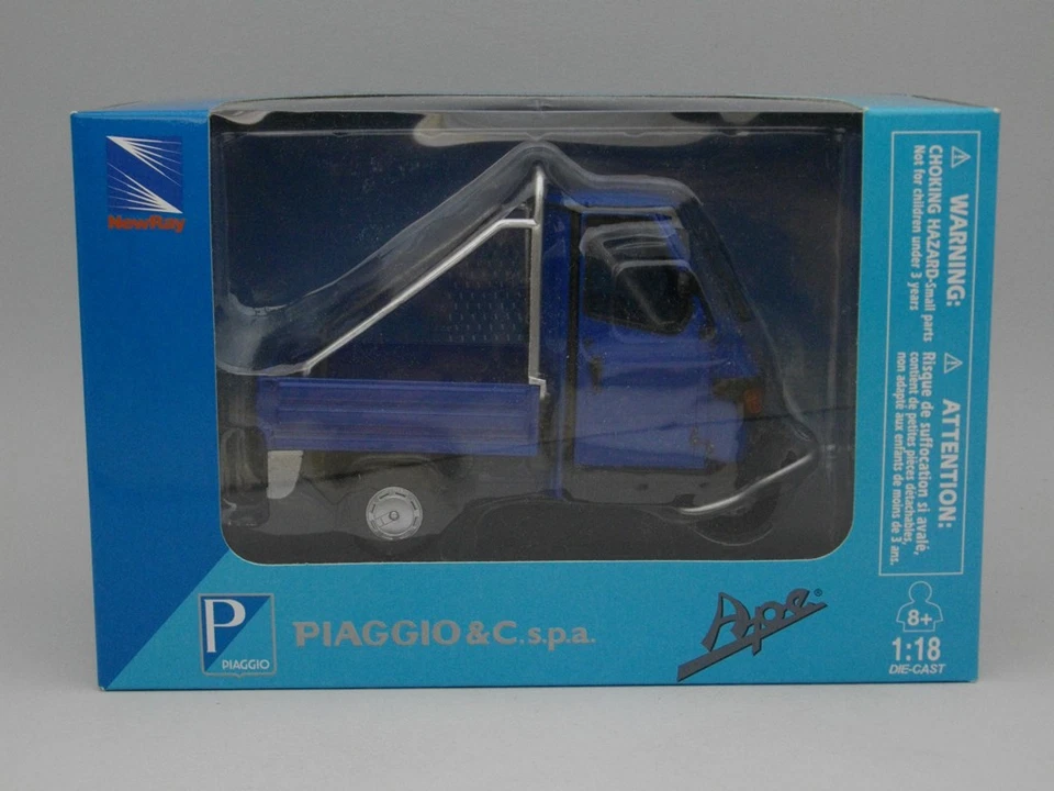 Vespa Piaggio Ape 50 Bianco NewRay Scooter Motocicletta modello 1 18