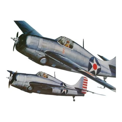 Revell F4F-4 Wildcat 1/32 Scale Model Kit - Vintage, Used with Wear - Image 1 of 4