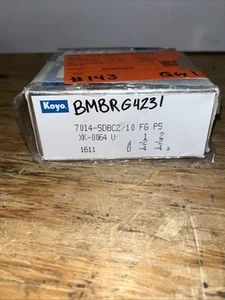 KOYO Bearing, #7014-5DBC2/10, #XK-0064 U, LG-3007 - Picture 1 of 2