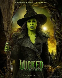 Wicked For Good–  Wall Art A2 A3 A4 Print Buy 2 Get 2 Free - Picture 1 of 5