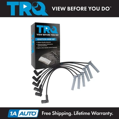TRQ Spark Plug Wire Set Fits 2005-2007 Land Rover LR3 - Изображение 1 из 4