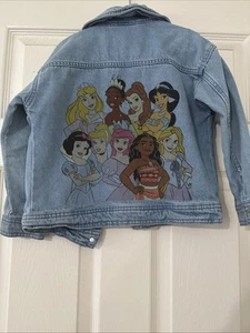 Disney Princess Jean Jacket Size 6 Girls - Picture 1 of 7