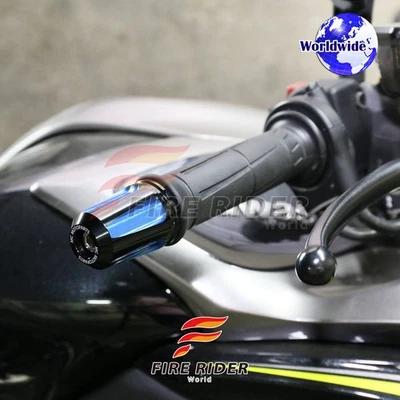 FAIZ CNC Blue Bar Ends Pair For Ducati Monster 900 1000 04 05 Foto 1 de 4
