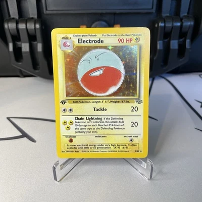 1999 Pokémon Electrode 1st Edition Jungle Set #2/64 NM. Ink Spots PACK FRESH. - Image 1 of 4