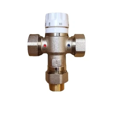 New Blender Mixing Valve For Water Underfloor Heating 22mm Thermostatic Blending - Image 1 of 4