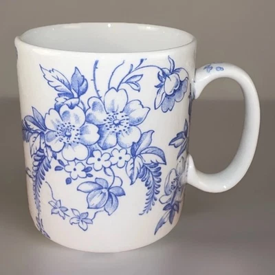 SPODE Honeywall Williams Sonoma Mug Blue & White Floral Cup 2005 England - Image 1 of 4