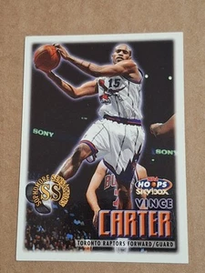 1999 VINCE CARTER SKYBOX NBA HOOPS CARD #100 SOPHOMORE SENSATIONS RAPTORS NETS - Picture 1 of 2
