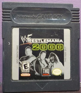 WWF WrestleMania 2000 Nintendo Game Boy Game Original Authentic - Picture 1 of 4