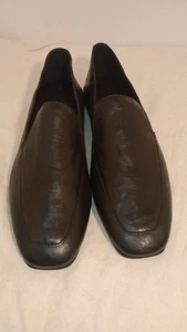 Frye  Claire Venetian Black Leather Loafers Women's SZ 9M  Nwob - Picture 1 of 6