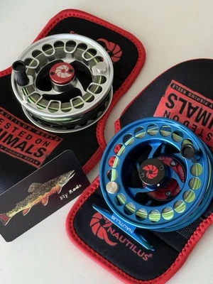 **BEAUTIFUL** 🔥~RARE~🔥Nautilus FW 5/6wt & EXTRA SPOOL Reel!!🔥 - Image 1 of 4
