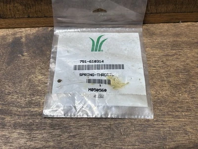 New MTD Genuine Throttle Spring Multiple Makes & Models - 791-610314 - NOS - Image 1 of 3