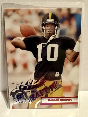  KORDELL STEWART 1995 Topps Stadium Club D436 Rookie RC Draft Pix Steelers casi nuevo-como nuevo Foto 1 de 2