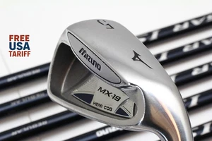 8Pcs MIZUNO MX-19 HEMI COG Iron set 5-6-7-8-9-PW-GW-SW Regular Flex EXSAR IS2 RH - Picture 1 of 15
