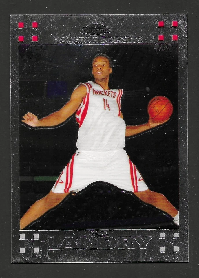 2007-08 Topps Chrome #150 Carl Landry RC Houston Rockets - Image 1 of 1