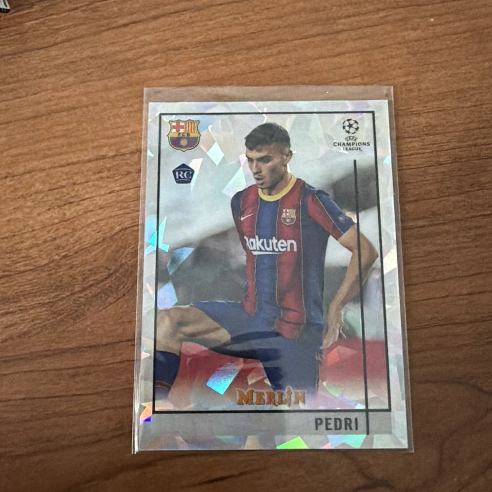 2020-21 Topps Merlin PEDRI Atomic Refractor SSP Rookie 68/250 - Image 1 of 2