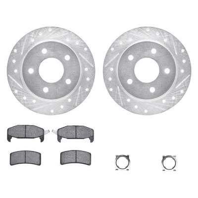 For Pontiac Grand Prix 88-93 DFC PRO-KIT 5000+ Drilled & Slotted Rear Brake Kit Foto 1 de 2