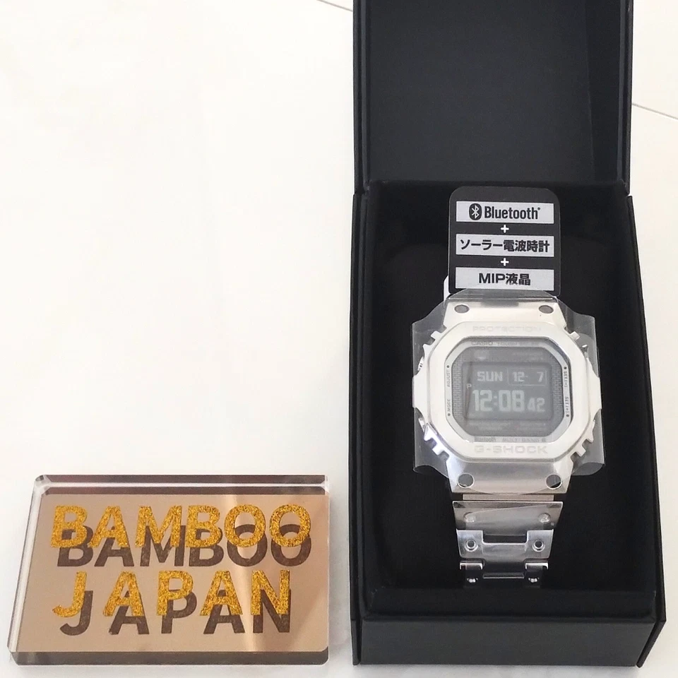 Casio G-SHOCK GMW-BZ5000D-1JF Silver Full Metal Solar Men Watch