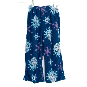 Pantalones de pijama de lana con patrón de copo de nieve Disney Frozen talla XS (4) Elsa para niñas - Imagen 1 de 8