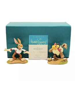 WDCC Disney Tortoise & Hare Figurine Bunny Rabbit & Turtle IN BOX With COA - Picture 1 of 12