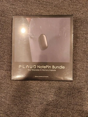 SEALED Plaud NotePin Bundle Wearable AI Memory Capsule Black FREE SHIPPING - Image 1 of 2