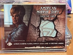 Tarjeta de reliquia de tela Breygent American Horror ARC-29 Jessica Lange temporada 1 - Imagen 1 de 2