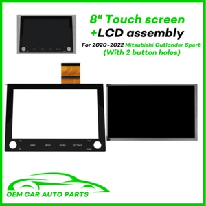 Radio Coche 8" Pantalla LCD Pantalla Táctil Digitalizador 8740A130 para Mitsubishi Outlander - Imagen 1 de 9