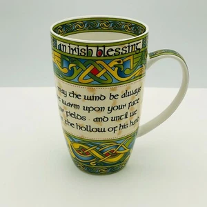 Una taza de bendición irlandesa hueso nuevo chino tejido irlandés Clara artesanal 12 onzas - Imagen 1 de 10