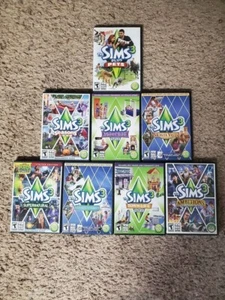 Sims 3 PC Computer Lot Sims 3 Base Game with 8 Expansions FREE SHIPPING - Picture 1 of 24