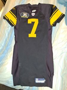 BEN ROETHLISBERGER #7 Pittsburgh Steelers 2007 Alternate Football Jersey sz 46