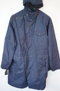 NEUWERTIG | $ 765 ENGINEERED GARMENTS ASYMMETRISCHER PARKA SMALL S BAUMWOLLE MARINEBLAU - Bild 1 von 16