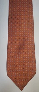 NAUTICA MENS TIE ORANGE WITH BLUE - Picture 1 of 8