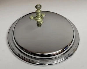 KD Lamp Co. Round 5-¾" Convex Mirror Offset Ball Swivel Mount Chrome USA NOS NIB - Picture 1 of 5