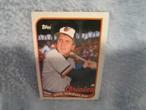 Joe Orsulak, Baltimore Orioles, Topps, Outfield, #727, 1989  - Picture 1 of 2