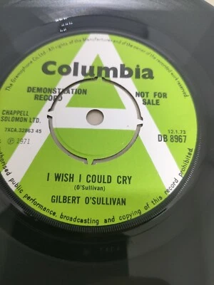 Gilbert  O'Sullivan I Wish I Could Cry - Image 1 of 3