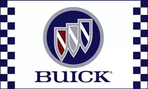 Buick Racing 3x5 pies bandera coche carreras espectáculo garaje pared taller - Imagen 1 de 2