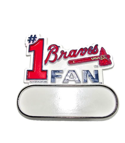 ATLANTA BRAVES #1 FAN MAGNET #1 BRAVES FAN SIZE 3 BY 3 NEW MLB Cover