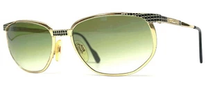 Vintage ALPINA "CONTE" GOLD Sunglasses - 80'S Italy - Large - ORIGINAL - Picture 1 of 9