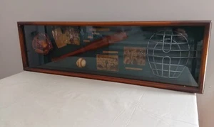 THE HISTORY OF BASEBALL SHADOW BOX DISPLAY 1903-1933 BABE RUTH TY COBB SCHULRANZEN - Bild 1 von 12