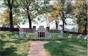 Postal del cementerio de caballos Hamburg Place Lexington Kentucky sin publicar - Imagen 1 de 2