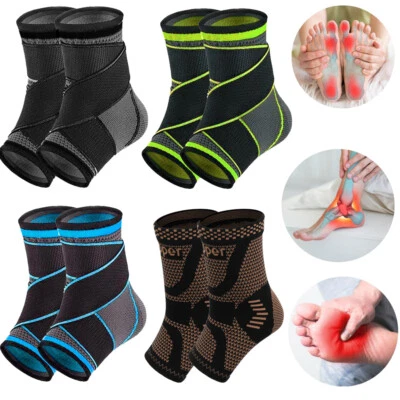 MARKENLOS Knöchelbandage Fußgelenk Fußbandage Sprunggelenk Fußstütze Achillessehne Bandage