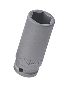 Genius Tools 1/2" Dr. 27mm Deep Impact Socket (CR-Mo) - 447827 - Picture 1 of 1