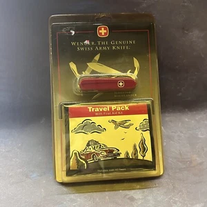 Wenger Serrated Highlander Genuine Swiss Army Knife & Travel Pack First Aid Kit - Picture 1 of 2