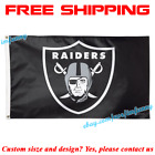 Oakland Raiders Primary Logo Flag Deluxe Banner 3x5 ft Fan Home Decor NFL 2024