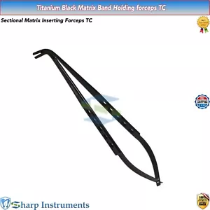 Castroviejo Needle Holder TC 18cm Mega Grip Matrix Forceps Dental Instruments - Picture 1 of 5