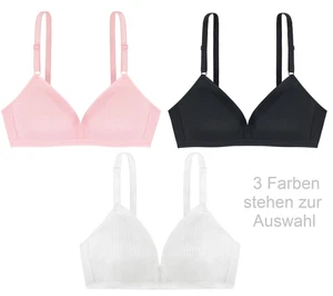 ⭐ Dorina 1285 TIFFANY Soft-BH ohne Bügel vorgeformte Cups schwarz weiß hellrosa